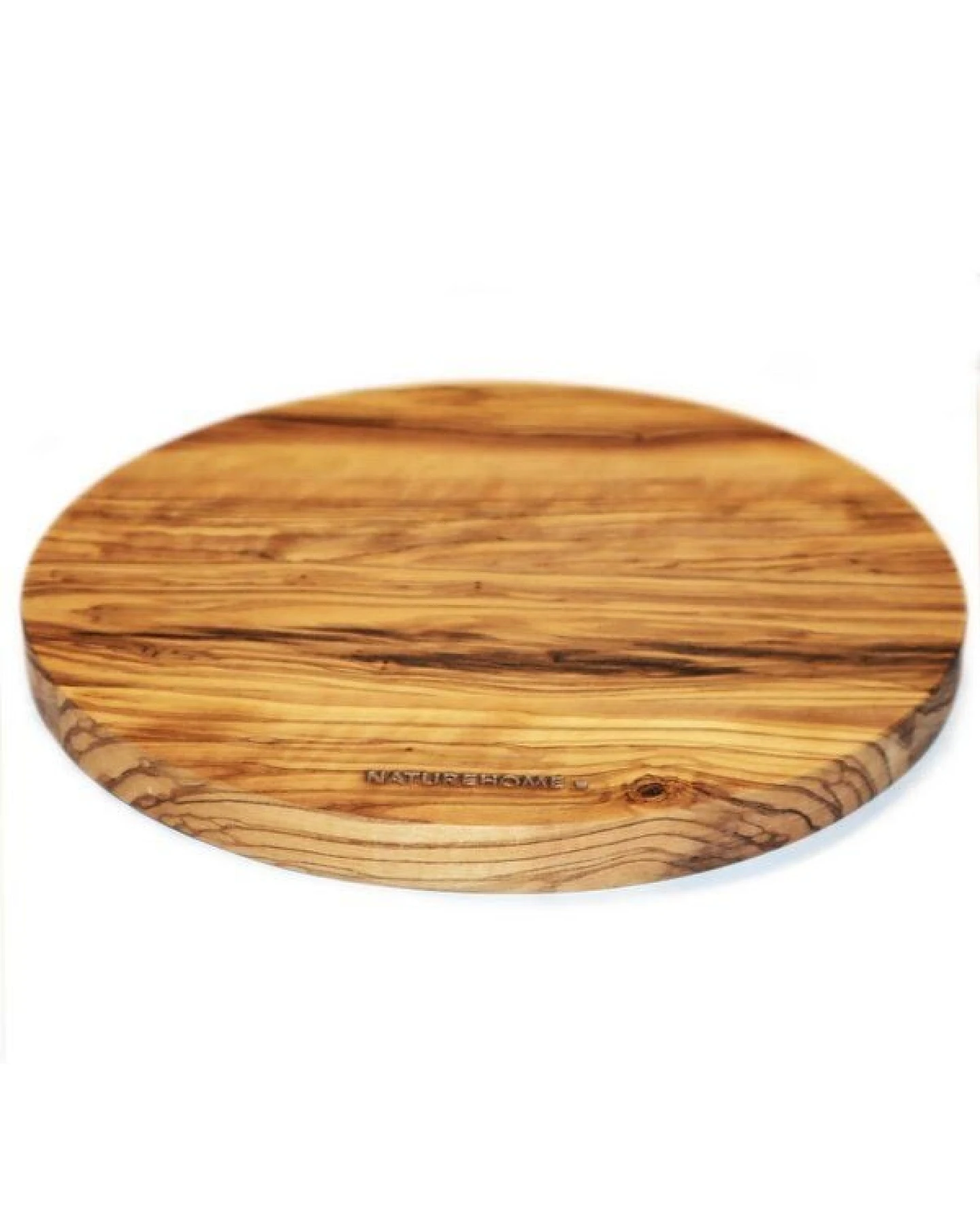 NATUREHOME Olivenholz Schneidebrett Olivenholz massiv Ø 20-35 cm – Ansicht 4