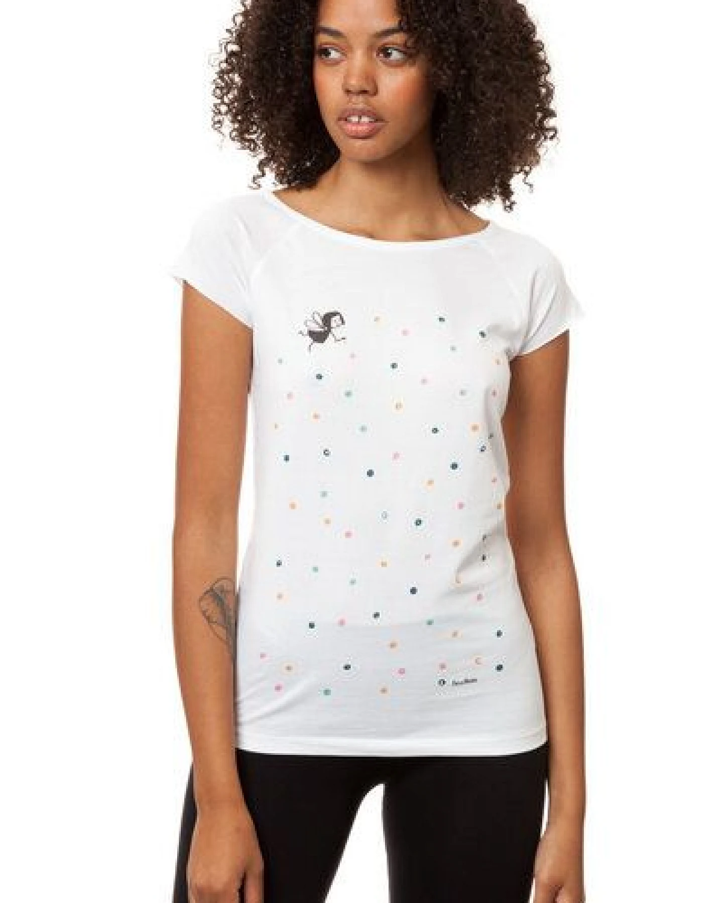 FellHerz Damen T-Shirt Konfettimädchen Bio Fair – Ansicht 3