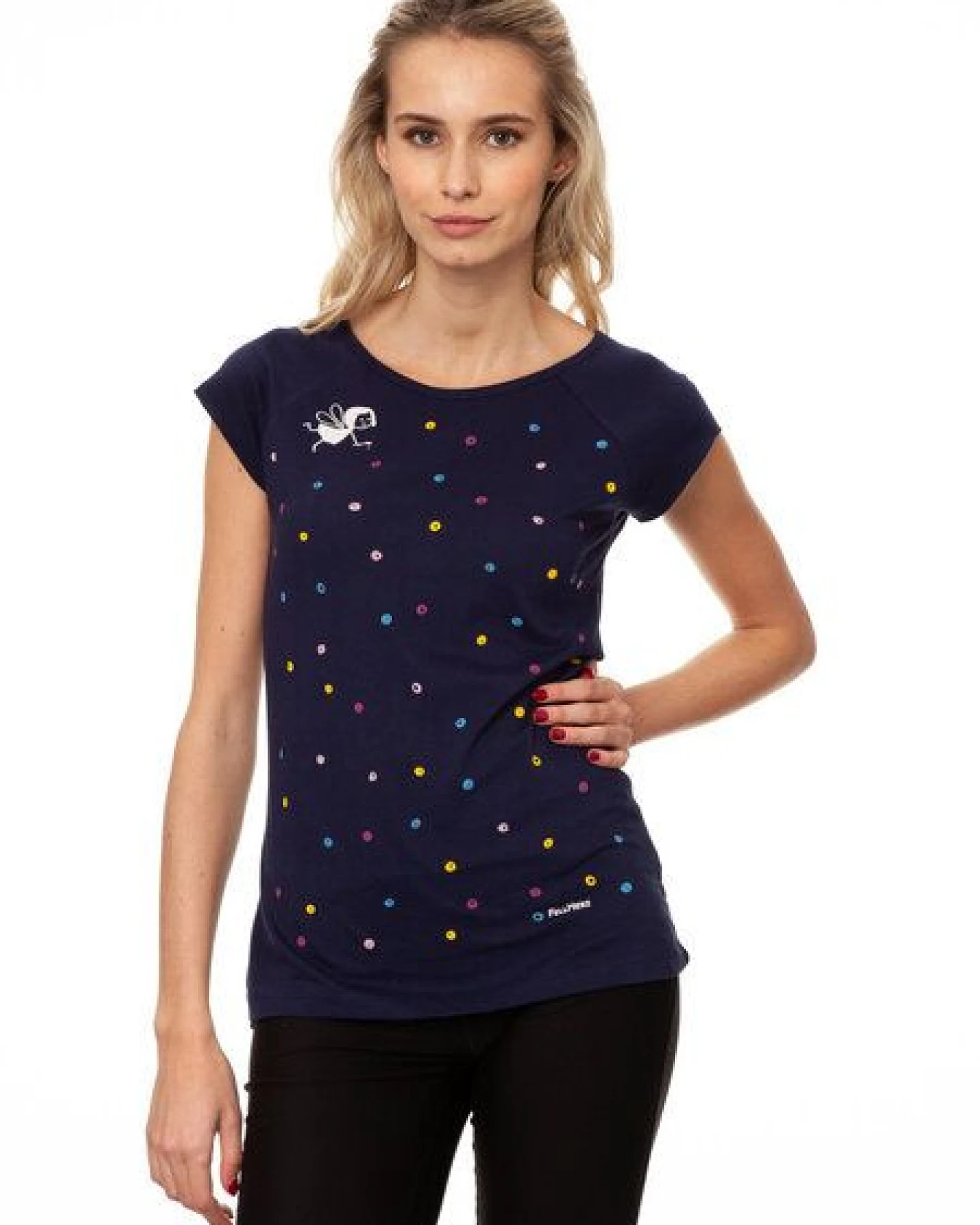 FellHerz Damen T-Shirt Konfettimädchen Bio Fair – Ansicht 3