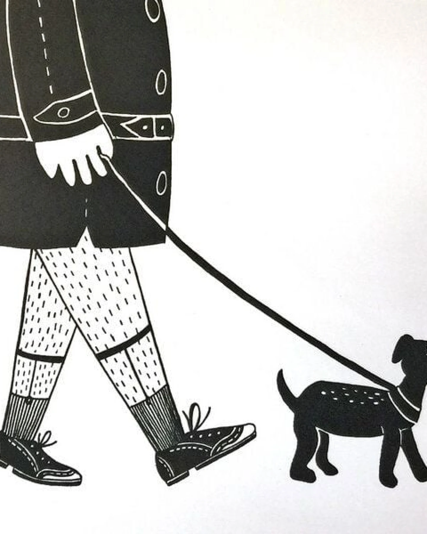 all the things we like Poster Herr mit Hund mit Aufhängung – Ansicht 3