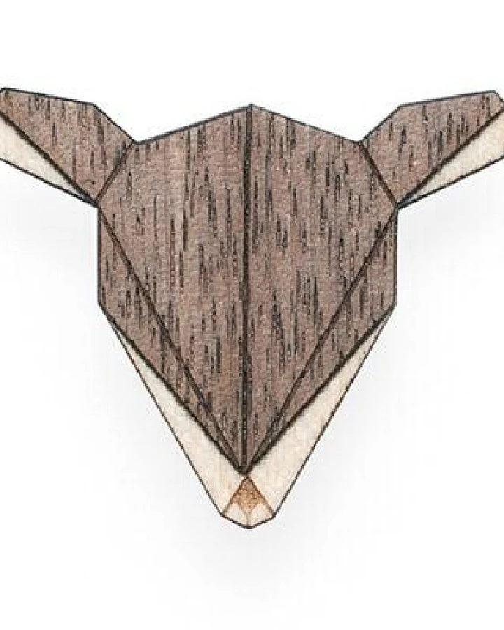 BeWooden Brosche aus Holz - Reh