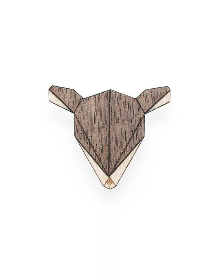 BeWooden Brosche aus Holz - Reh