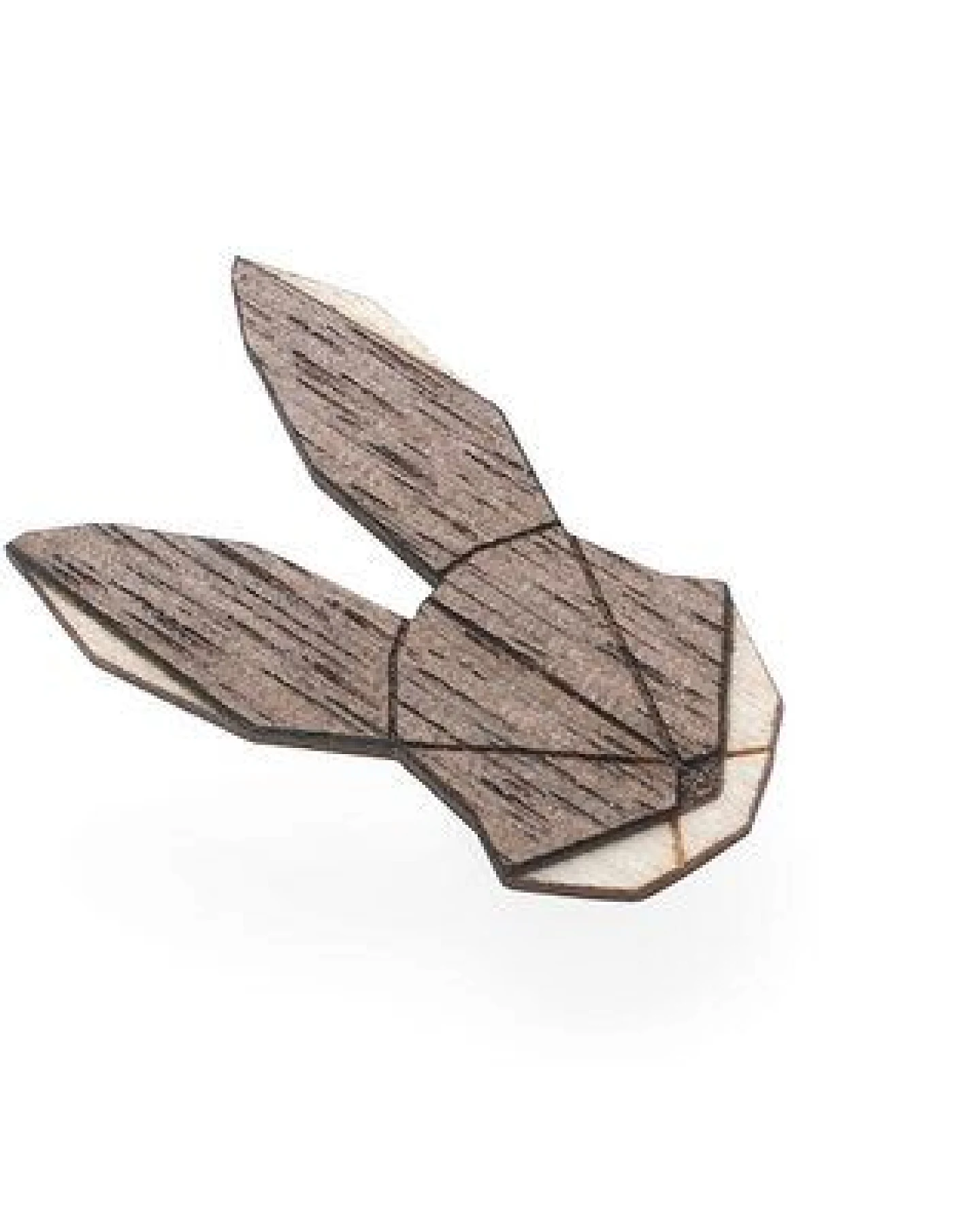 BeWooden Brosche aus Holz - Hase – Ansicht 2
