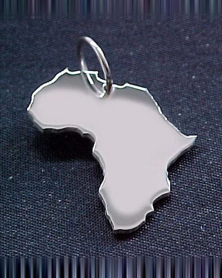 S.W.w. Schmuckwaren AFRIKA Kettenanhänger in 925 Silber