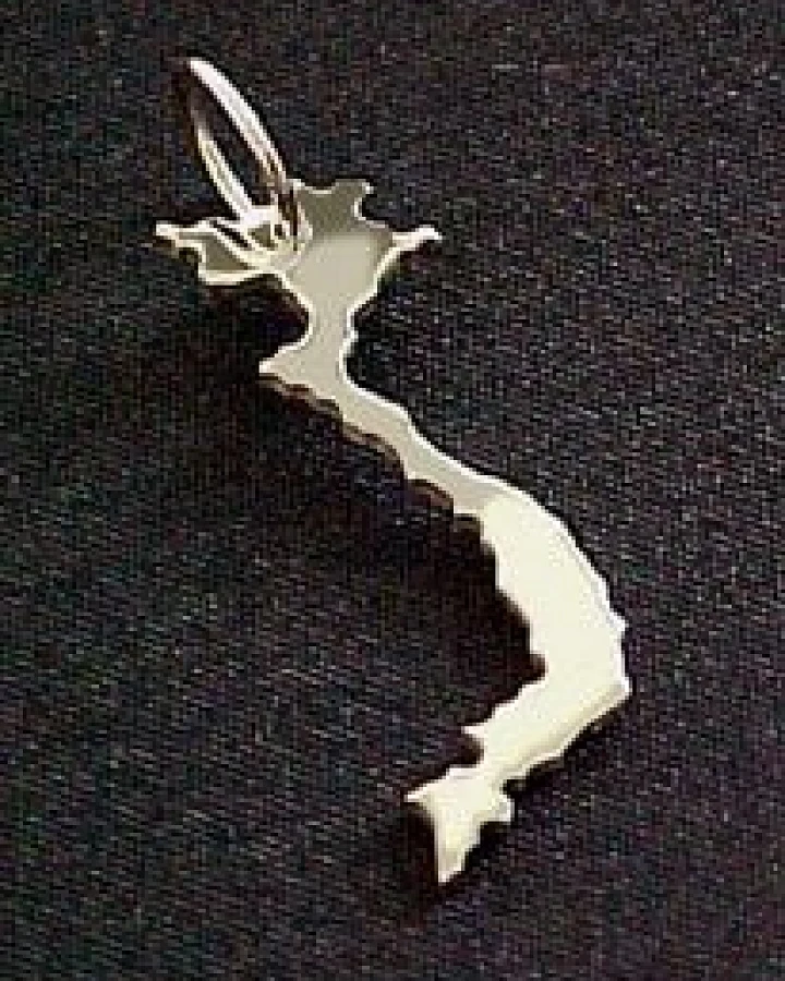 S.W.w. Schmuckwaren VIETNAM Kettenanhänger in 925 Silber