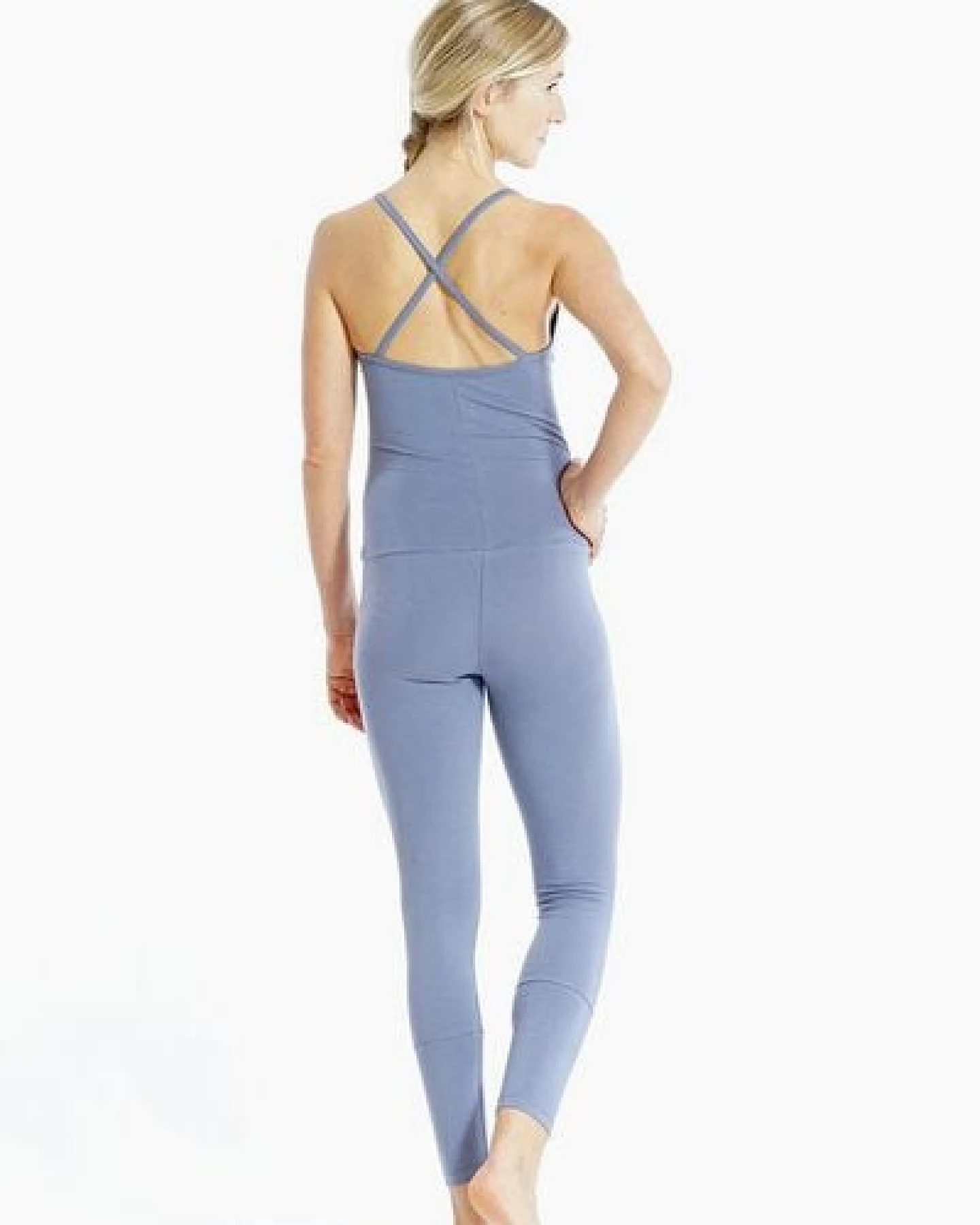 YOIQI Yoga Einteiler Jumpsuit aus biologischer Baumwolle – Ansicht 2