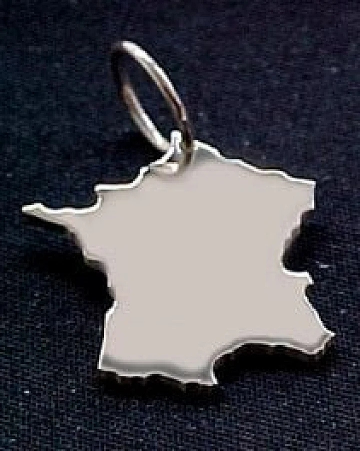 S.W.w. Schmuckwaren FRANKREICH Kettenanhänger in 925 Silber