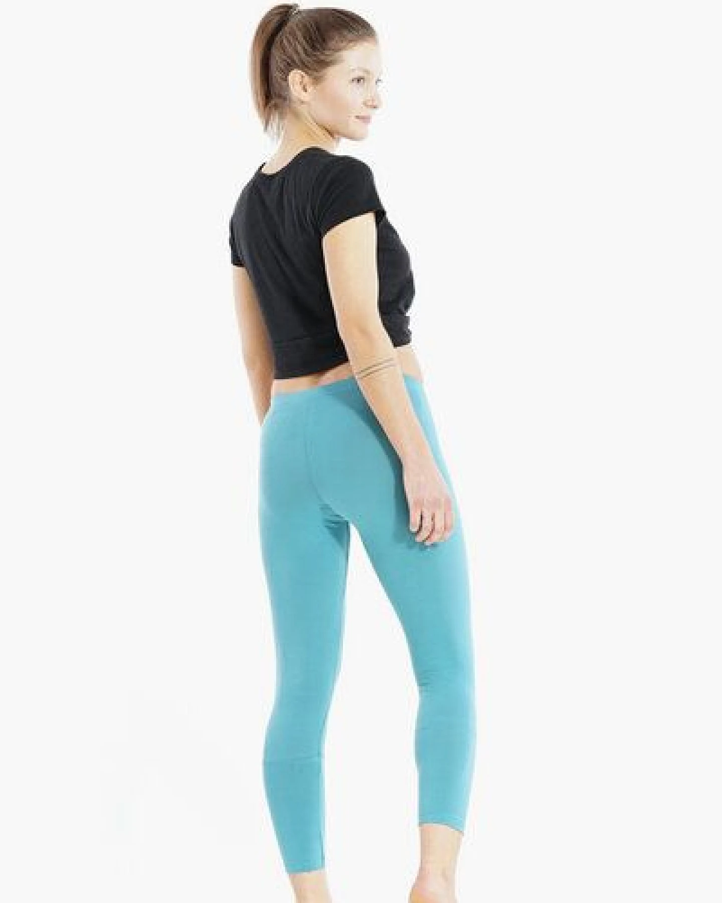 YOIQI Yoga Leggings aus Bio-Baumwolle 7/8 Länge – Ansicht 2