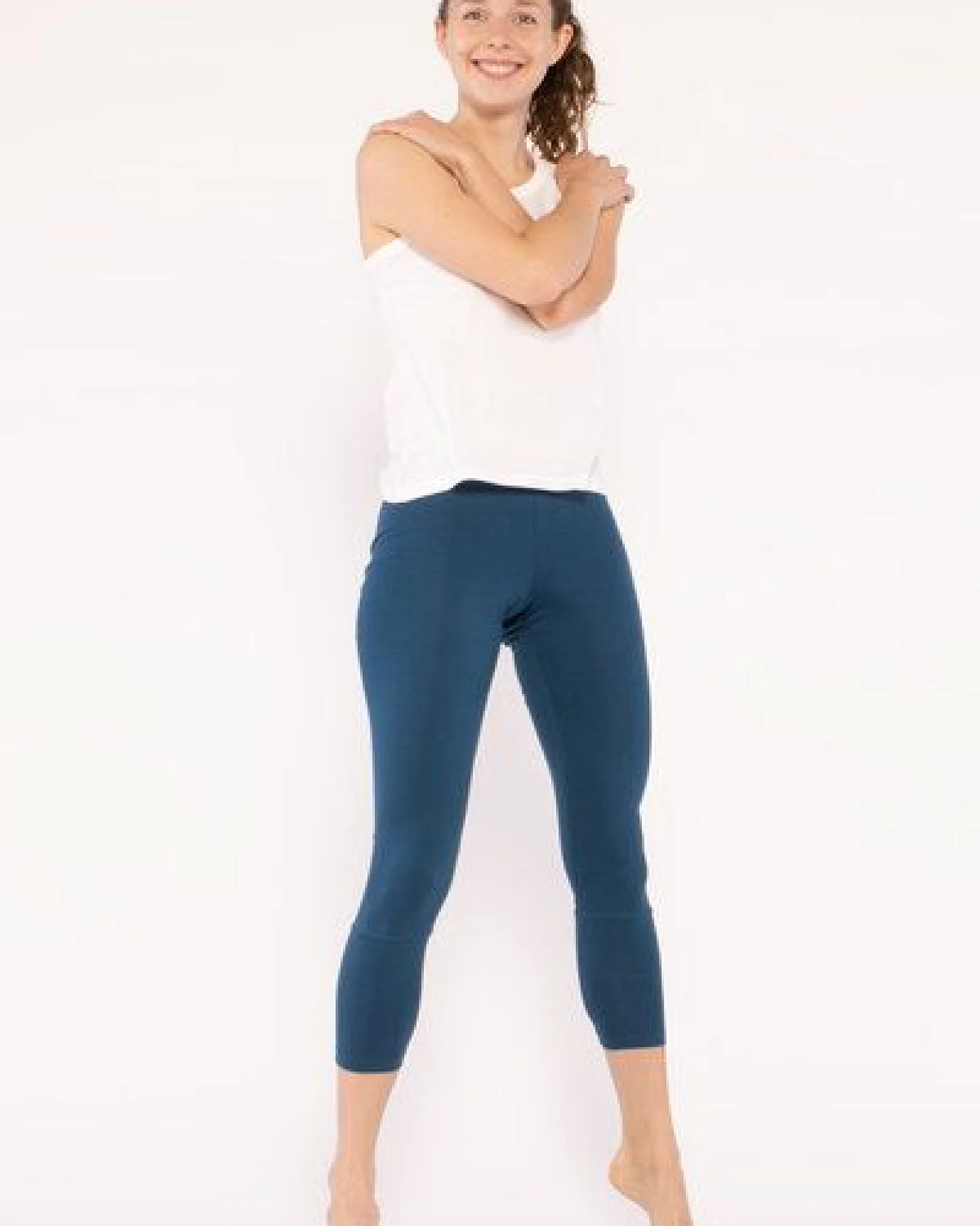 YOIQI Yoga Leggings aus Bio-Baumwolle 7/8 Länge – Ansicht 2