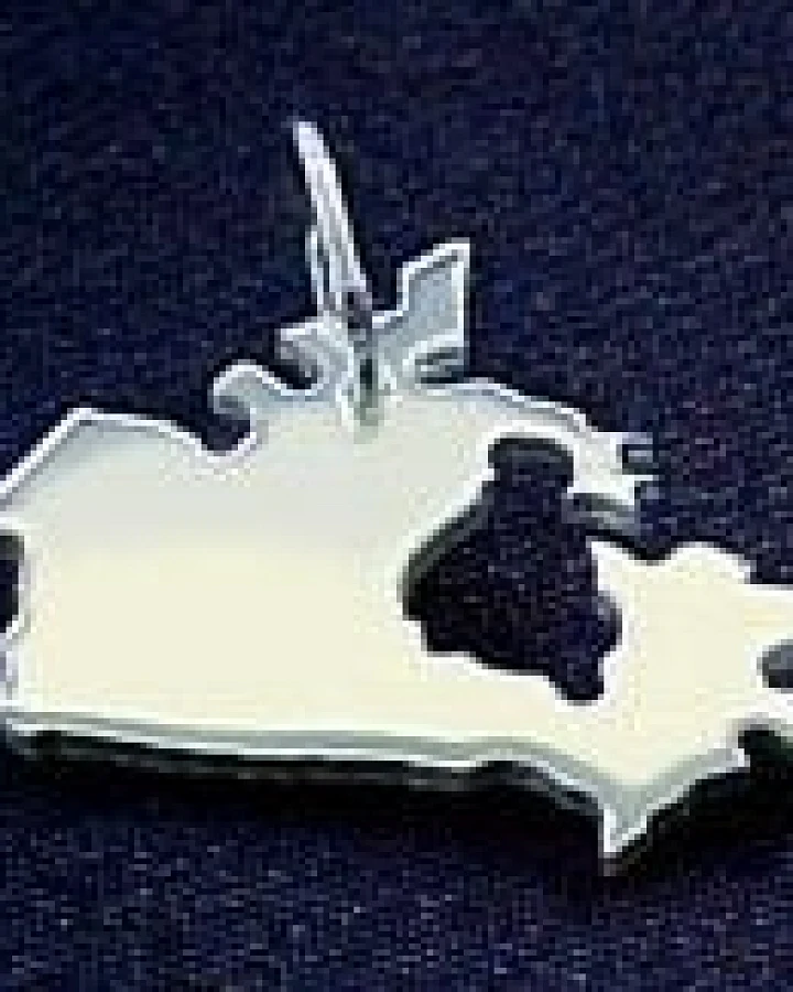 S.W.w. Schmuckwaren KANADA Kettenanhänger in 925 Silber