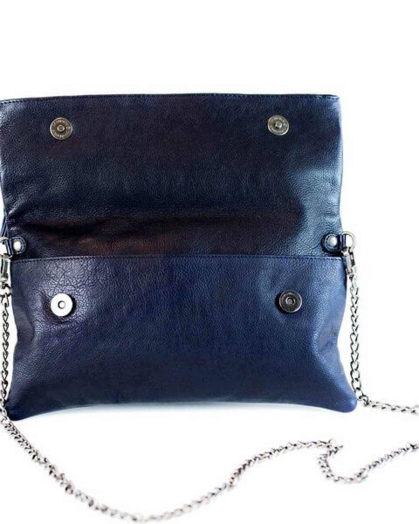 manbefair FALT-CLUTCH ALLY Eco-Leder blau – Ansicht 3