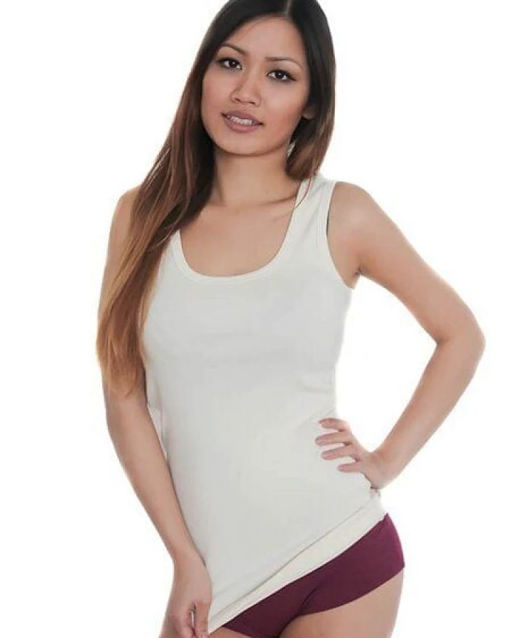 Leela Cotton Damen Tank Top Bio-Baumwolle Unterhemd T-shirt