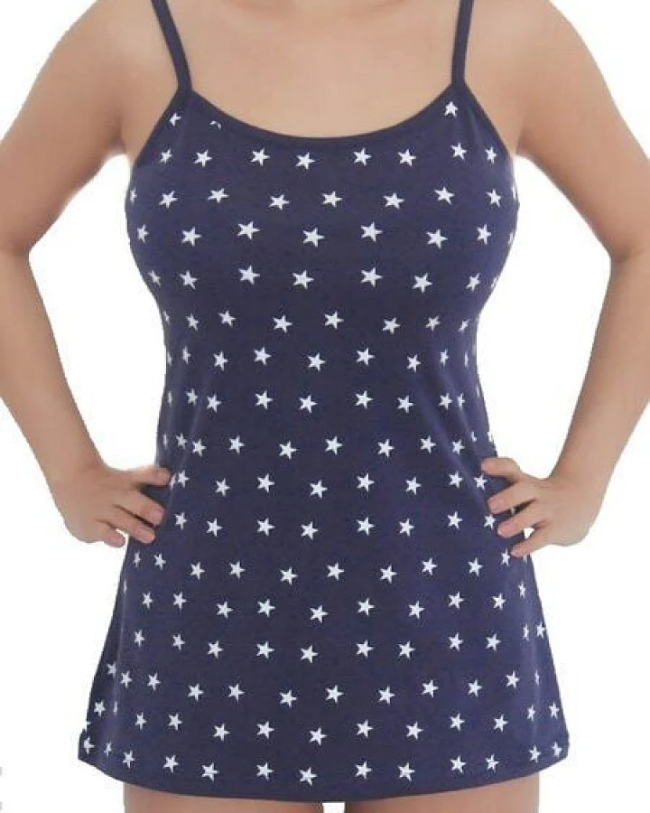 Leela Cotton Damen Spaghetti Top 7 Farben Bio-Baumwolle Unterhemd Spaghettiträger