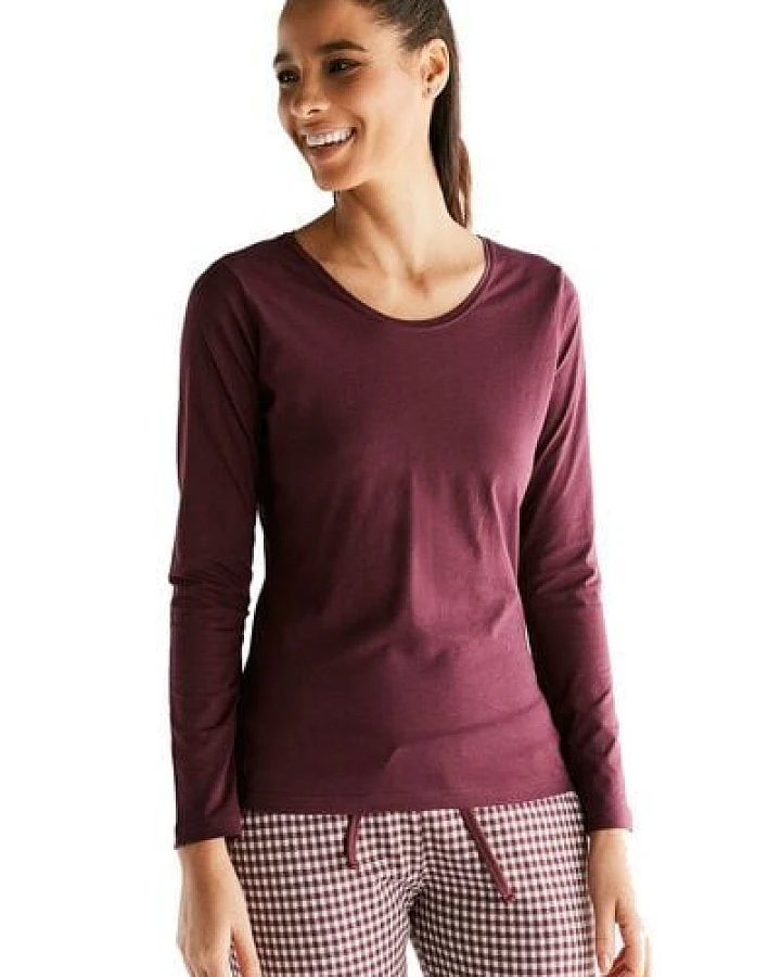 Leela Cotton Damen Langarmshirt 5 Farben Bio-Baumwolle Oberteil T-Shirt