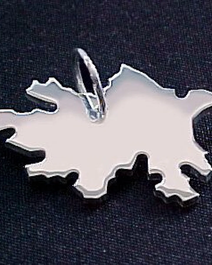 S.W.w. Schmuckwaren AZERBAIJAN Kettenanhänger in 925 Silber