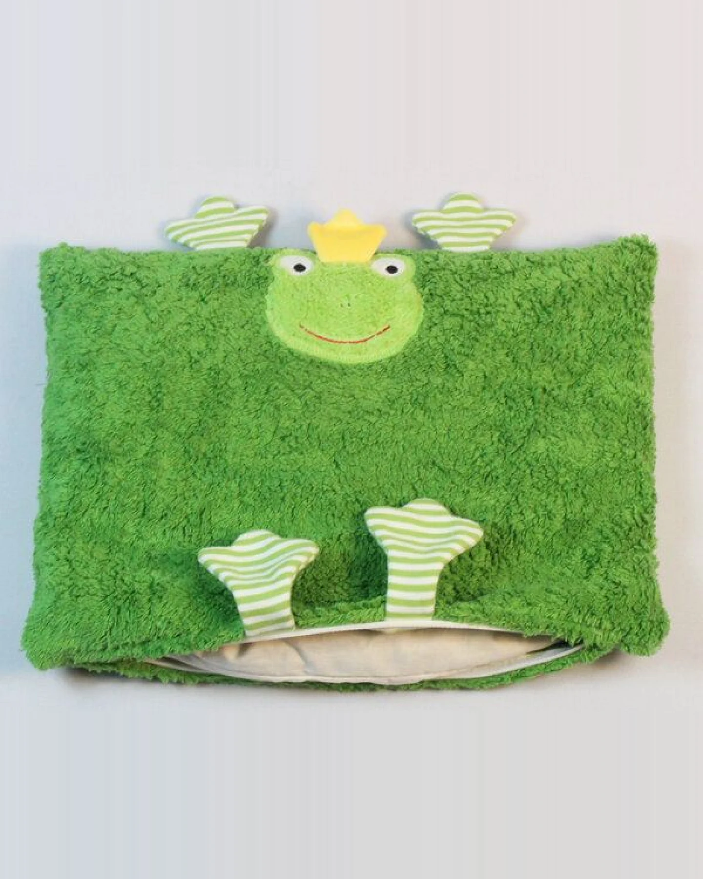 Pat und Patty Kuschelkissen "Frosch" Farbe: grün – Ansicht 2