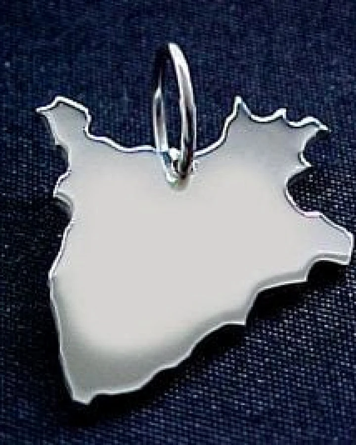 S.W.w. Schmuckwaren BURUNDI Kettenanhänger in 925 Silber