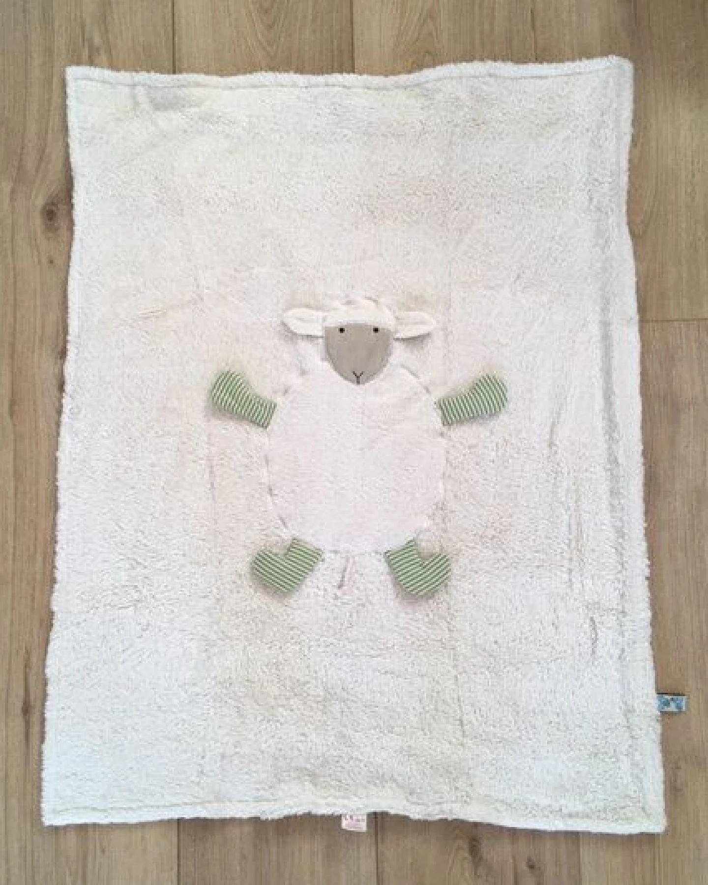 Pat und Patty Kuschlige Bio-Babydecke "Schaf", Größe ca . 75 x 100 cm – Ansicht 2