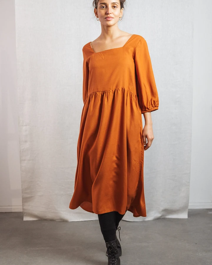 Jyoti Fair Works Damen vegan Kleid Rachana Rost