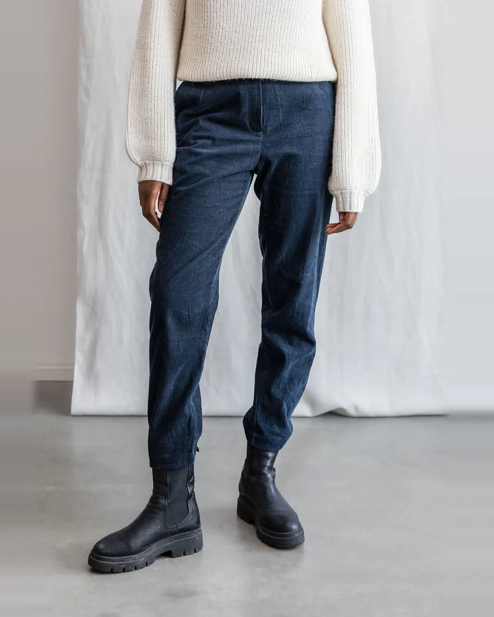Jyoti - Fair Works Damen vegan Hose Suhrut Nachtblau