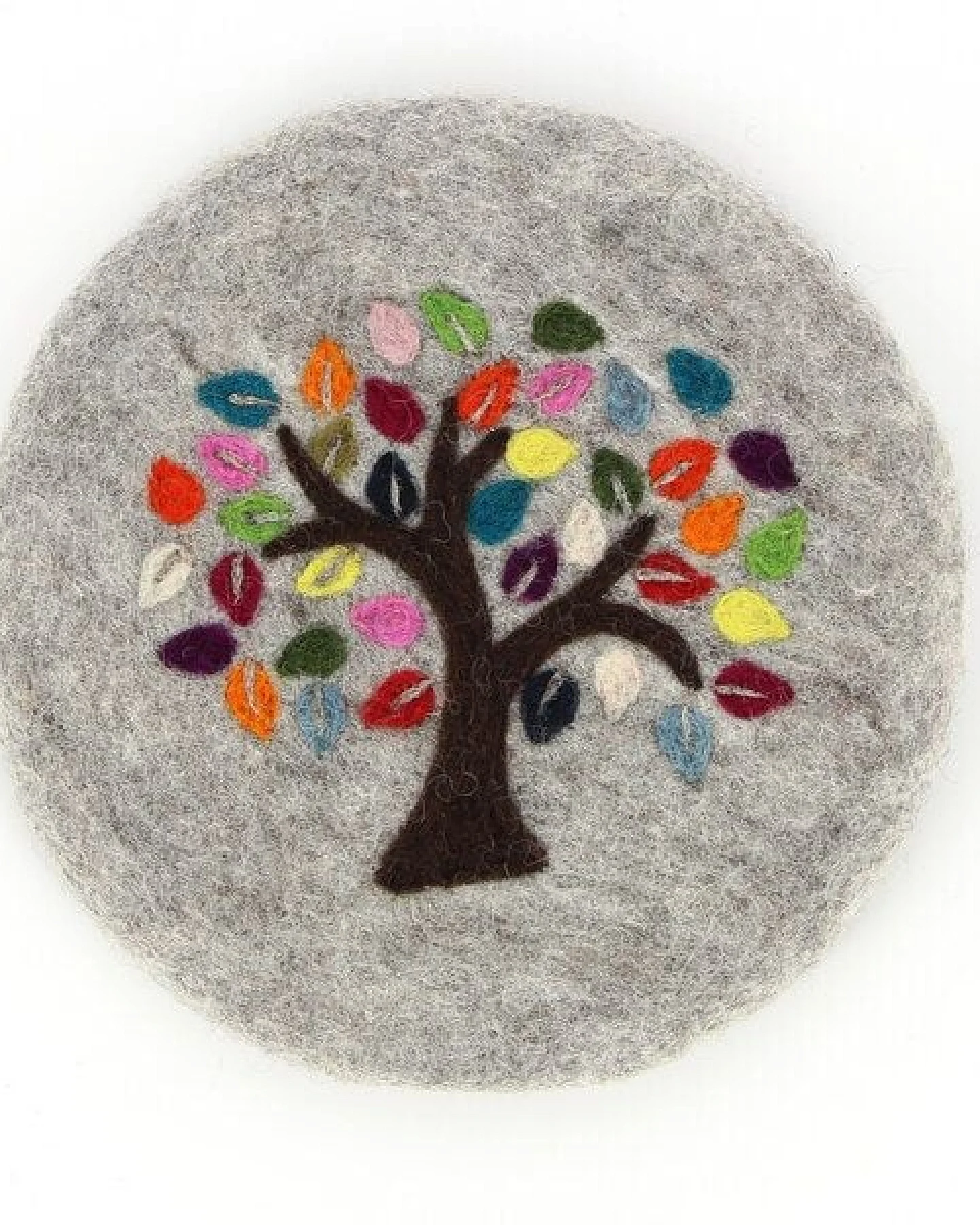 GLOBO Fair Trade Topfuntersetzer TREE OF LIFE aus Wollfilz – Ansicht 4