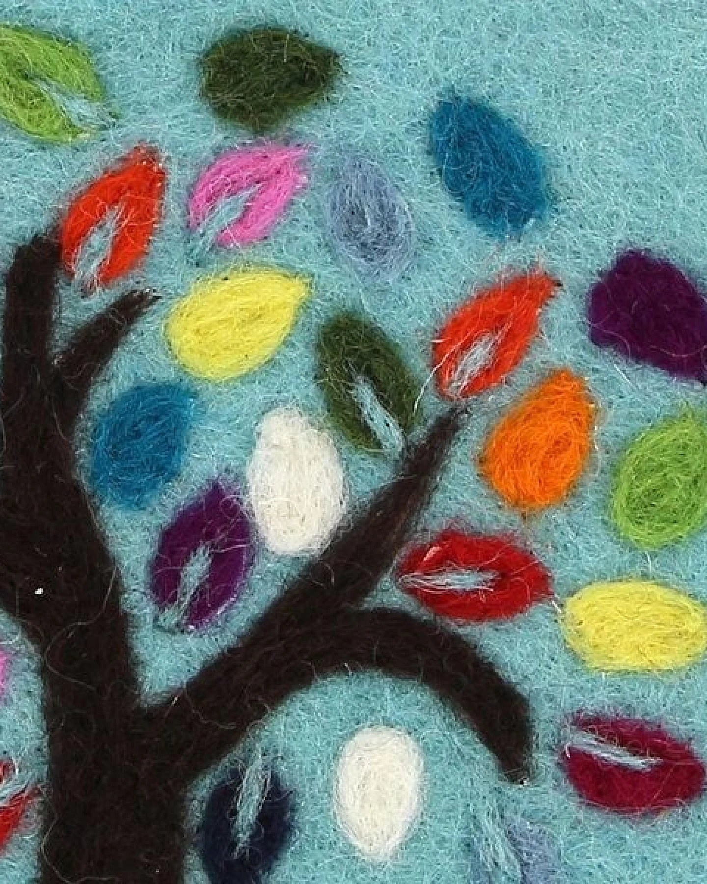 GLOBO Fair Trade Topfuntersetzer TREE OF LIFE aus Wollfilz – Ansicht 3