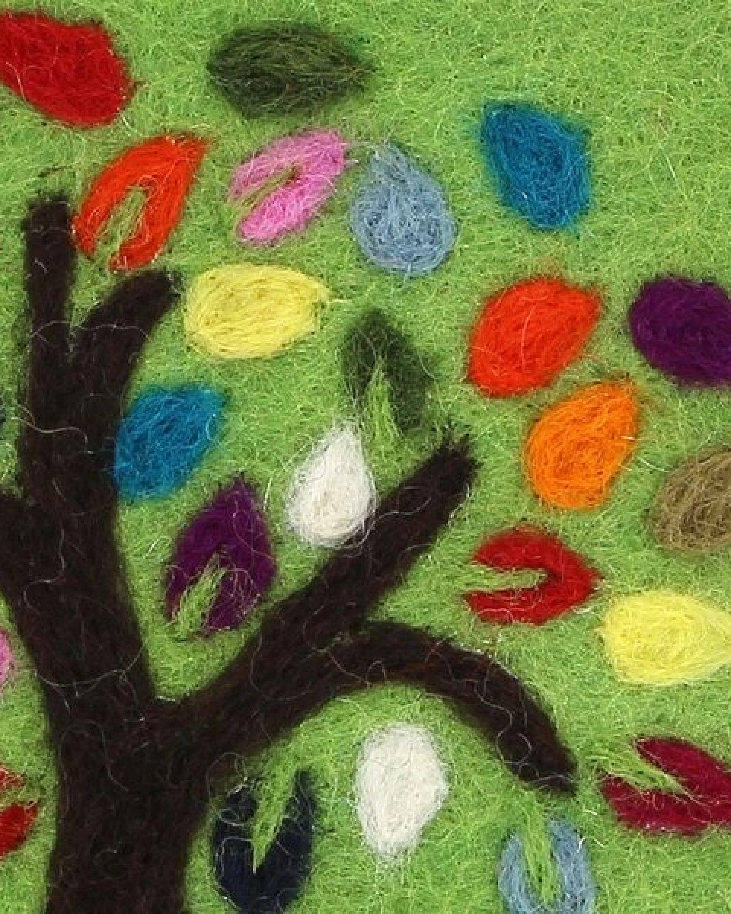 GLOBO Fair Trade Topfuntersetzer TREE OF LIFE aus Wollfilz – Ansicht 3