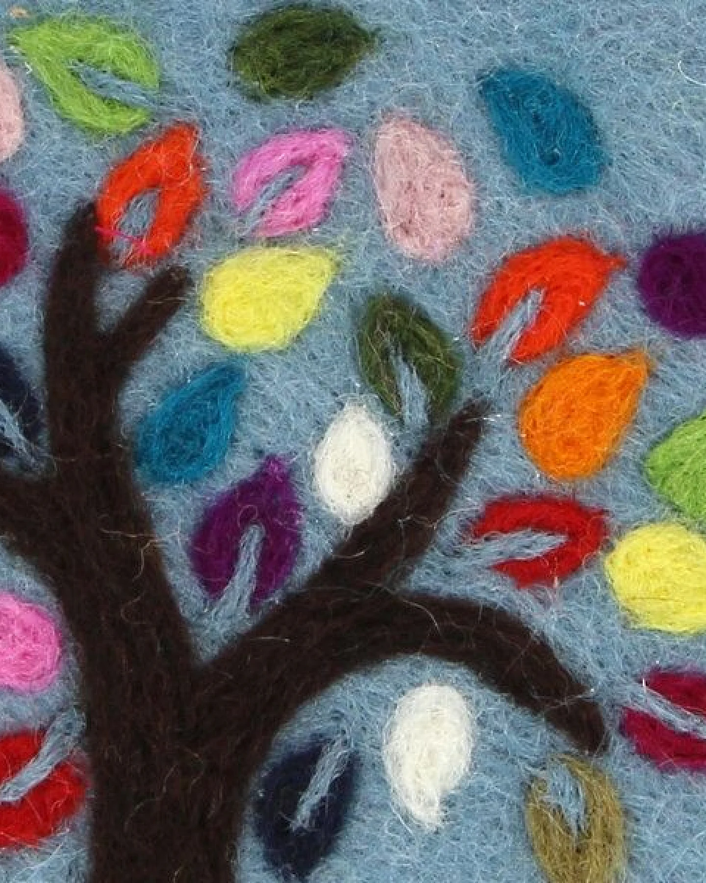 GLOBO Fair Trade Topfuntersetzer TREE OF LIFE aus Wollfilz – Ansicht 3
