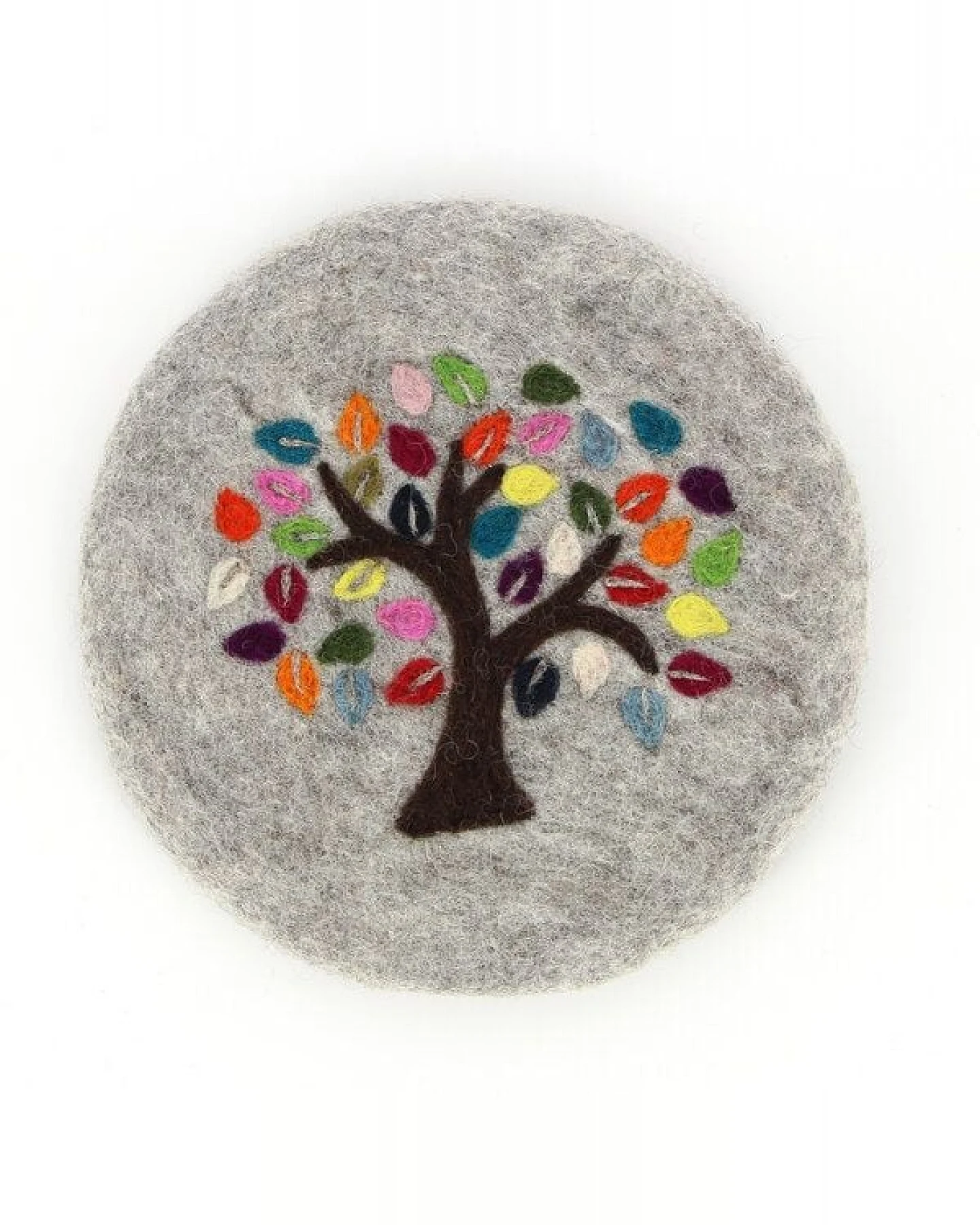 GLOBO Fair Trade Topfuntersetzer TREE OF LIFE aus Wollfilz – Ansicht 4