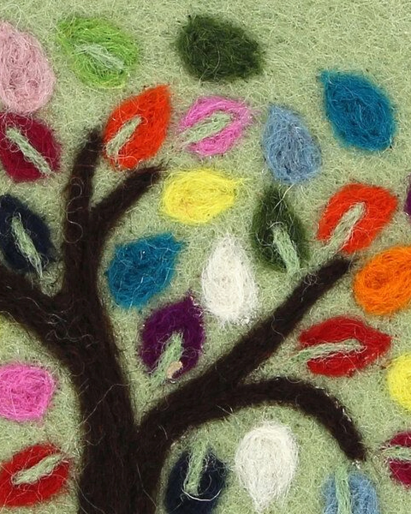 GLOBO Fair Trade Topfuntersetzer TREE OF LIFE aus Wollfilz – Ansicht 3