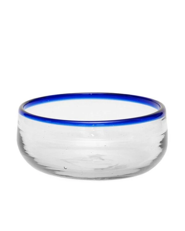 GLOBO Fair Trade Schälchen aus Recyclingglas, mundgeblasen, verschiedene Designs