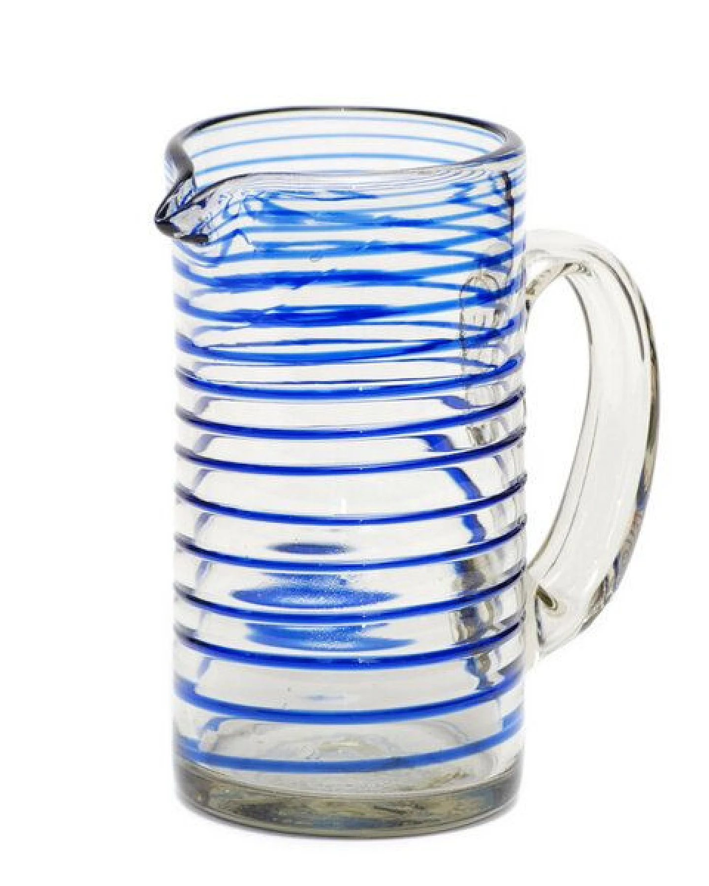 GLOBO Fair Trade Krug LIMONADA aus Recyclingglas, mundgeblasen, verschiedene Designs – Ansicht 2