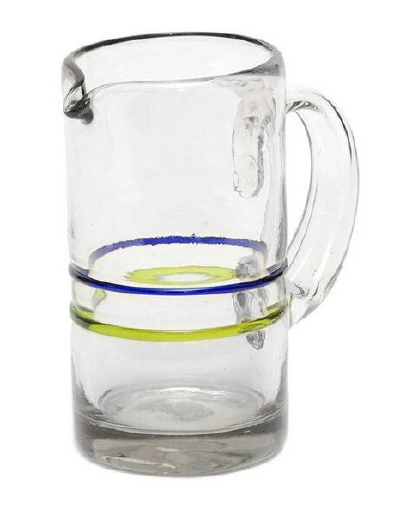 GLOBO Fair Trade Krug LIMONADA aus Recyclingglas, mundgeblasen, verschiedene Designs – Ansicht 2
