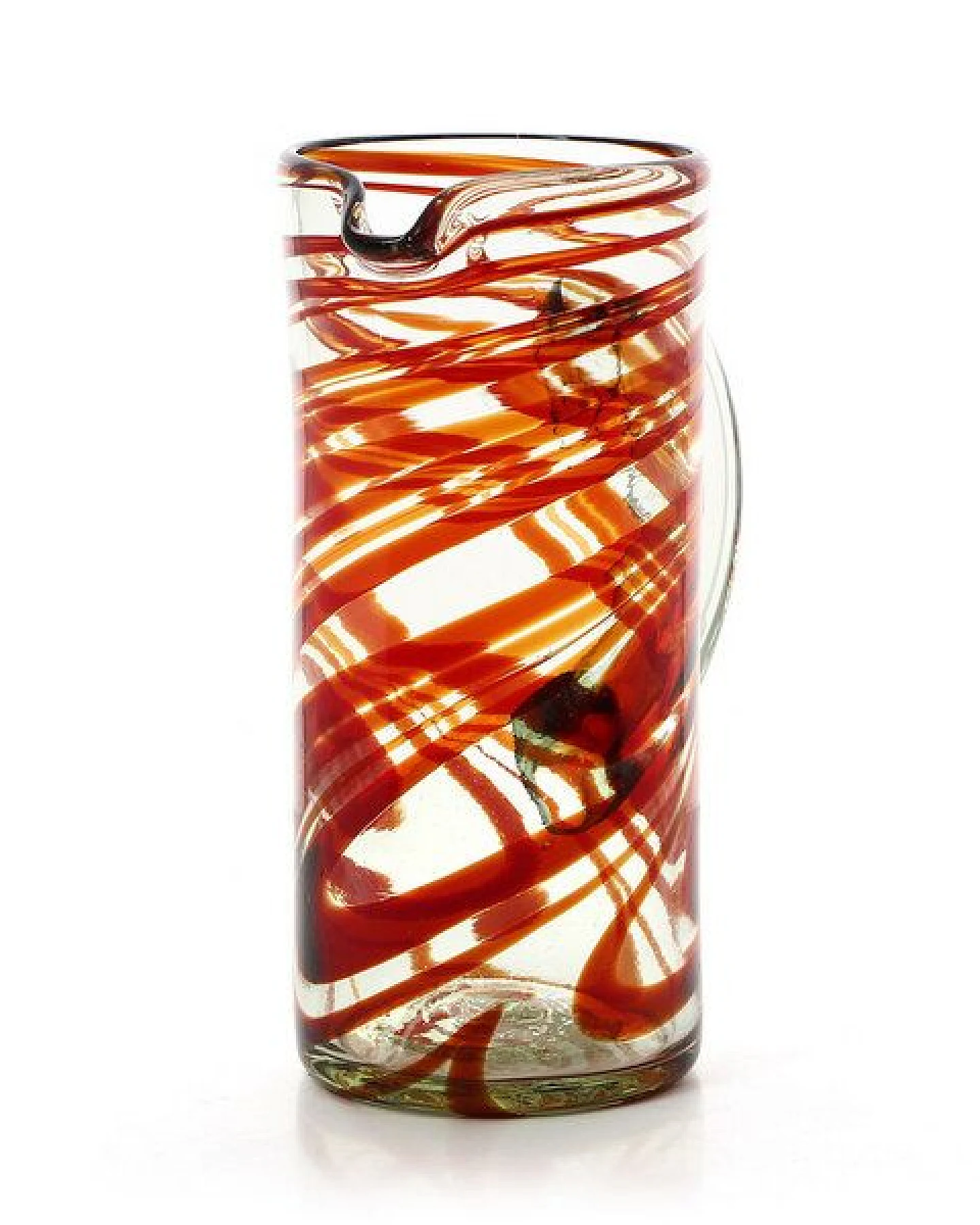 GLOBO Fair Trade Krug LIMONADA aus Recyclingglas, mundgeblasen, verschiedene Designs – Ansicht 2