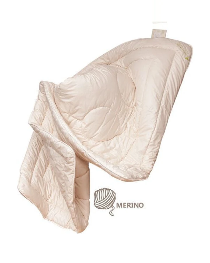 purnatour Bio kbT Merino-Schurwolle kbA Bettdecke Sommer leicht