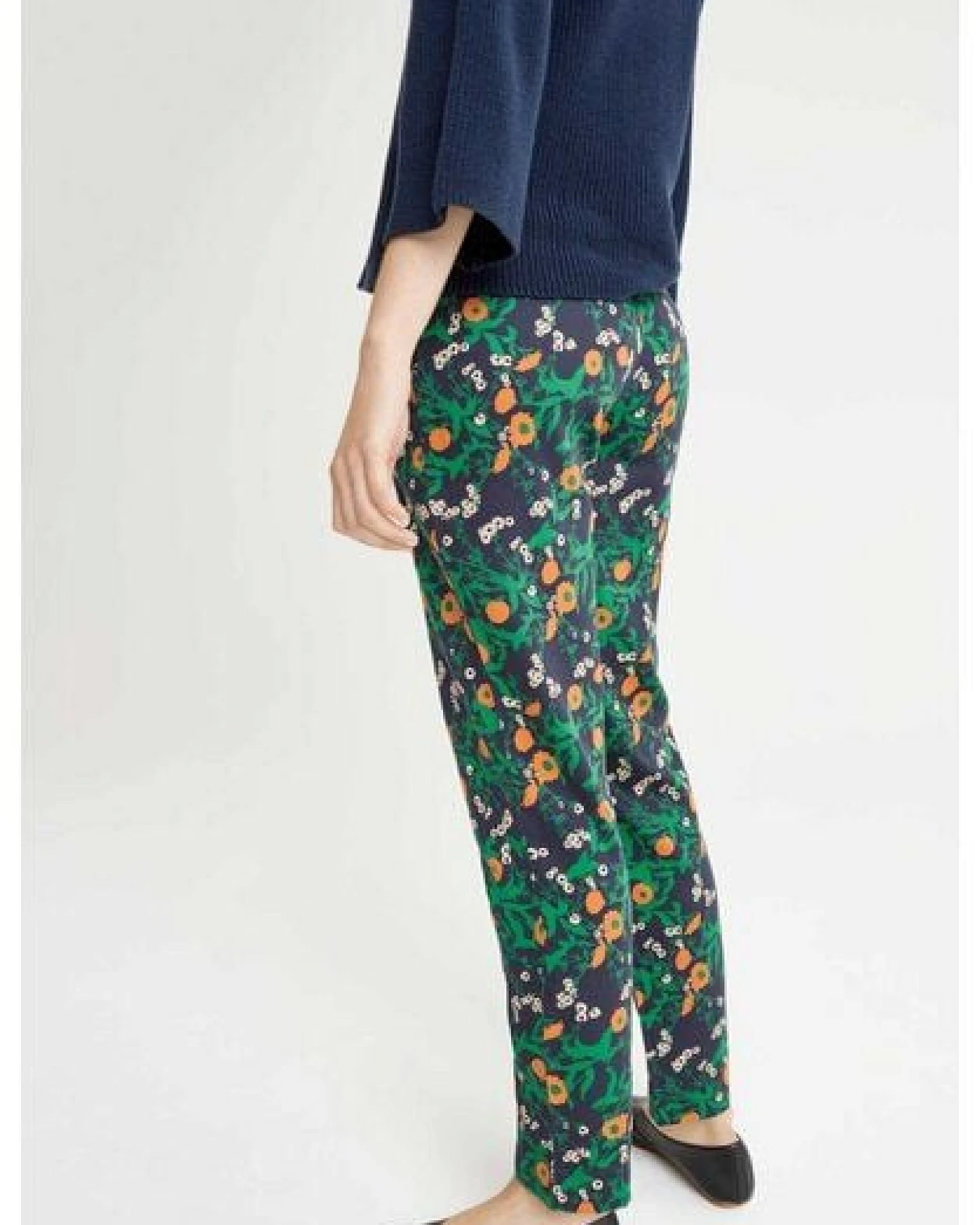 People Tree Claudia Marigold Print Trousers – Ansicht 3