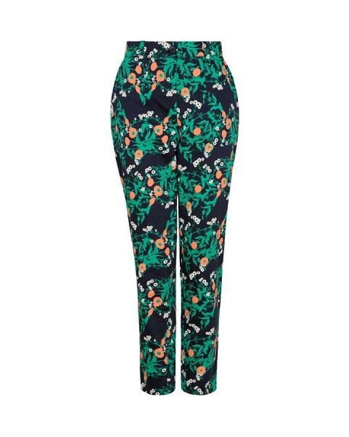 People Tree Claudia Marigold Print Trousers