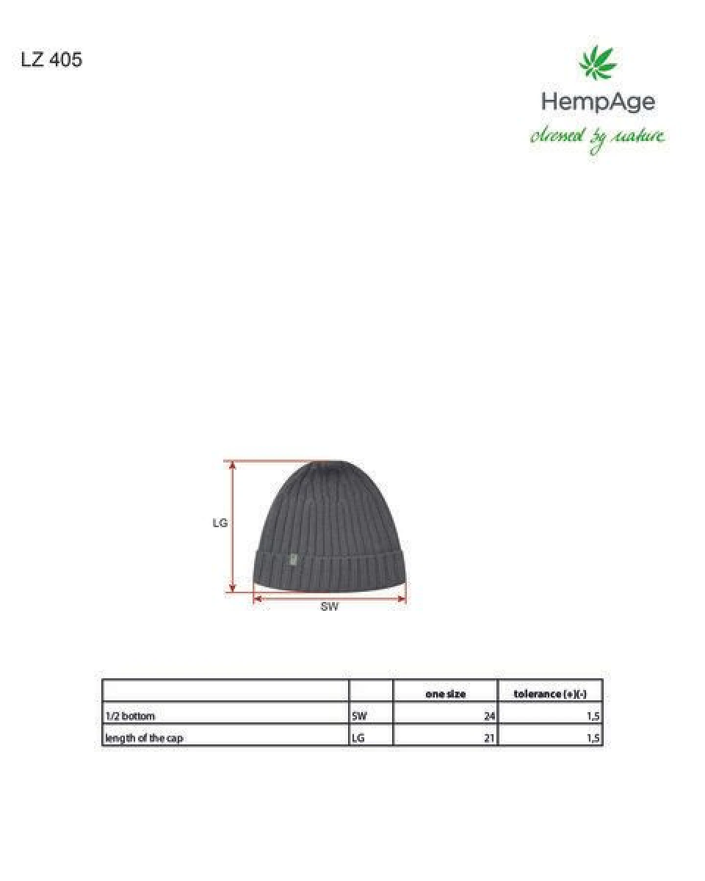 HempAge Strickmütze Hanf/Bio-Baumwolle – Ansicht 2