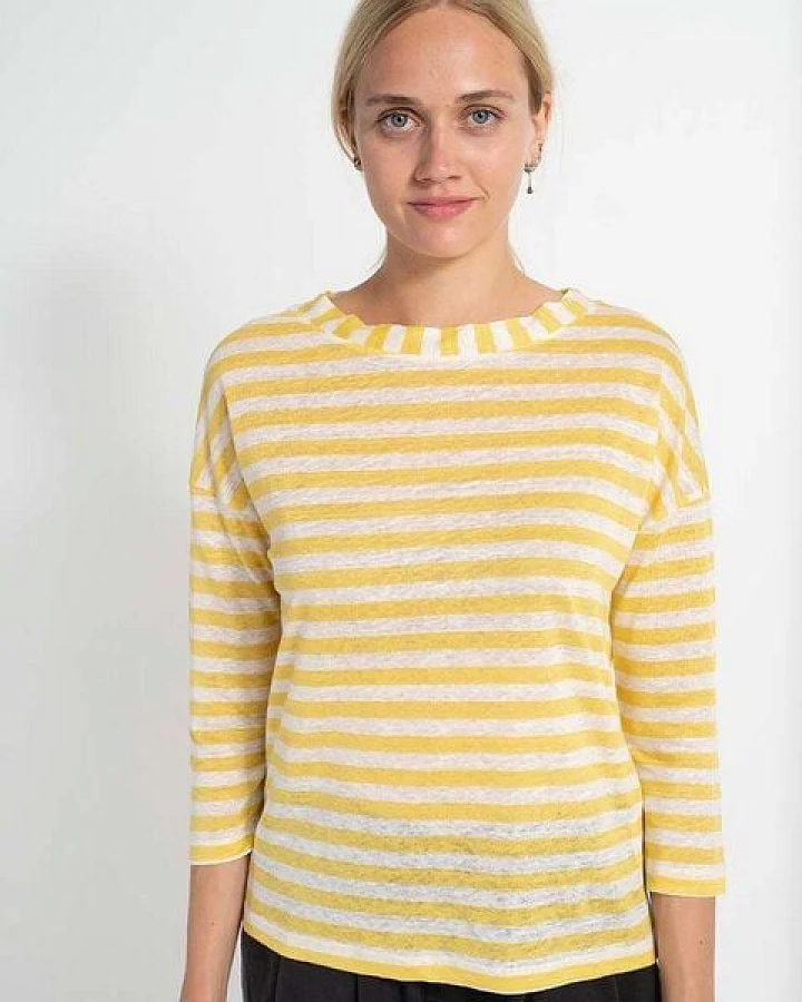 Alma & Lovis Leinenshirt im Regular-Fit aus Leinen