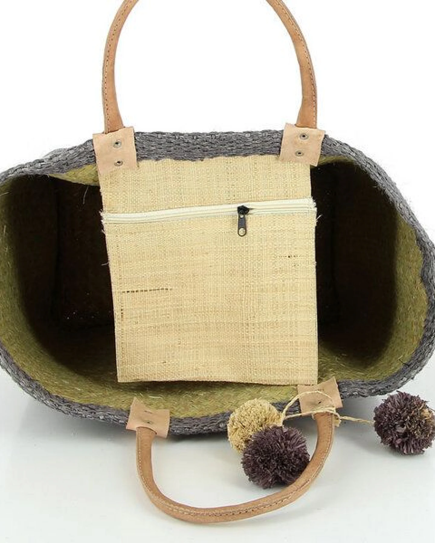 GLOBO Fair Trade Korbtasche aus Sisal, Fair Trade – Ansicht 3