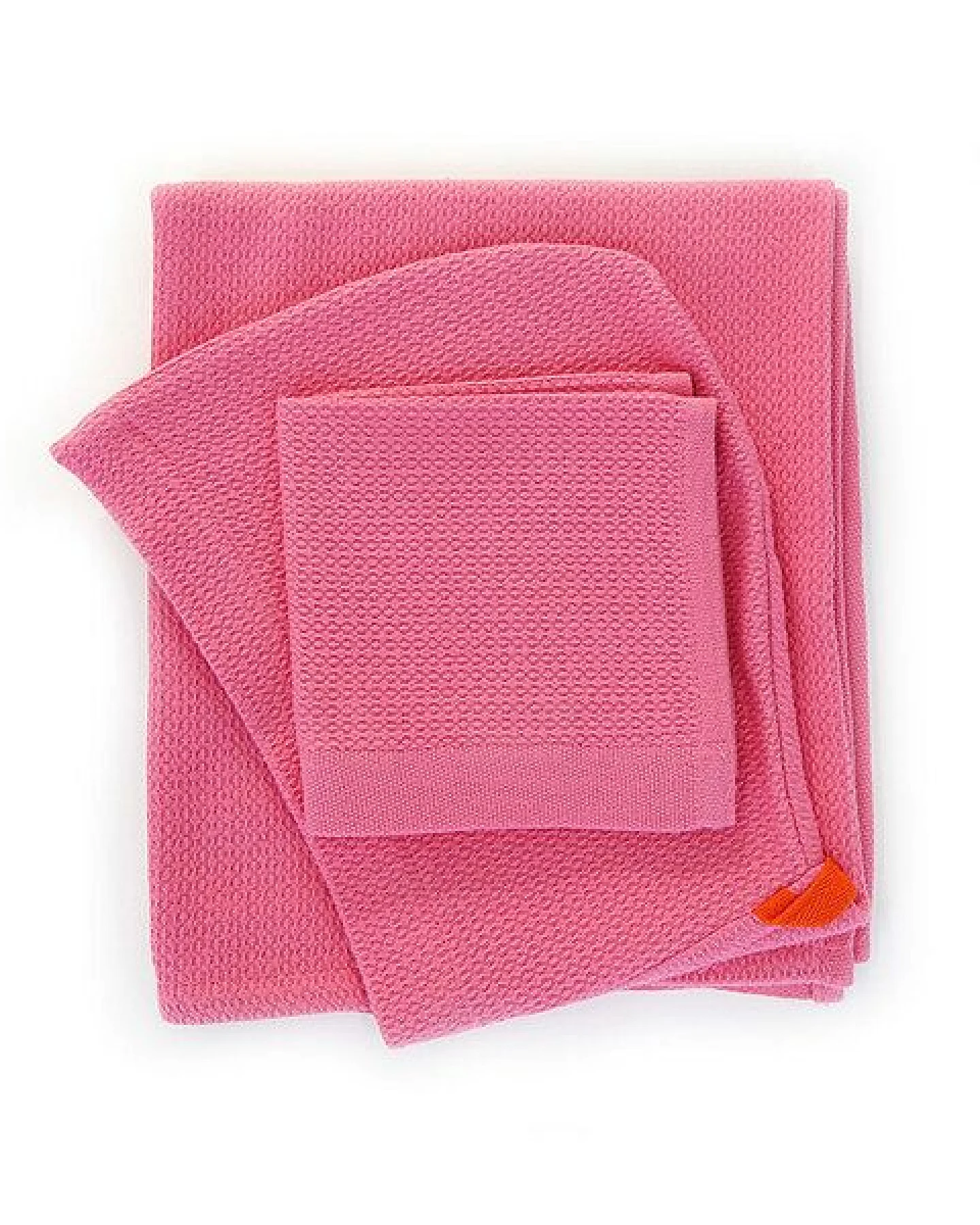 EKOBO Kapuzentuch & Waschlappen Flamingo im Set – Ansicht 2