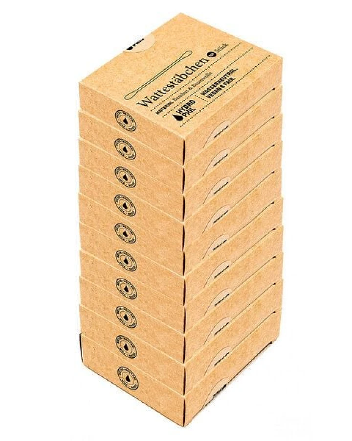 HYDROPHIL Bambus Wattestäbchen 10 x 100 Stk.