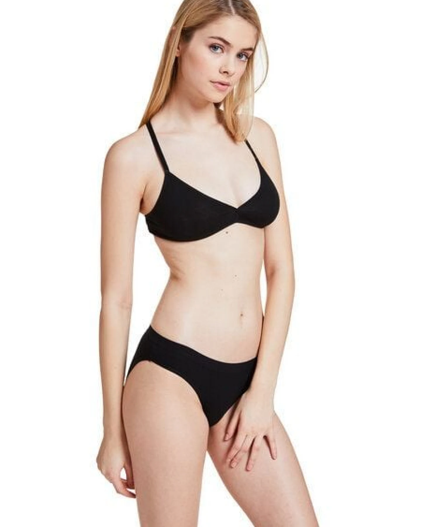 VATTER Bikini Slip "Steady Suzie" black – Ansicht 2