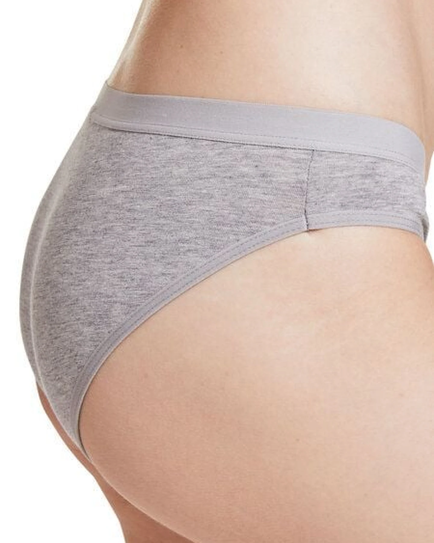 VATTER Bikini Slip "Steady Suzie" grey melange – Ansicht 4