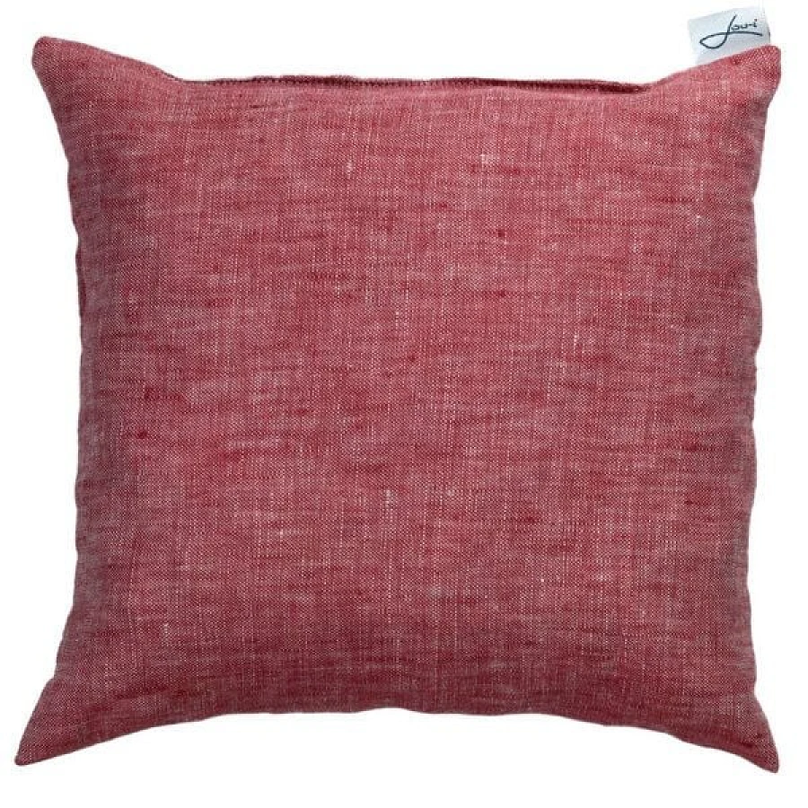 Leinen Rot Meliert