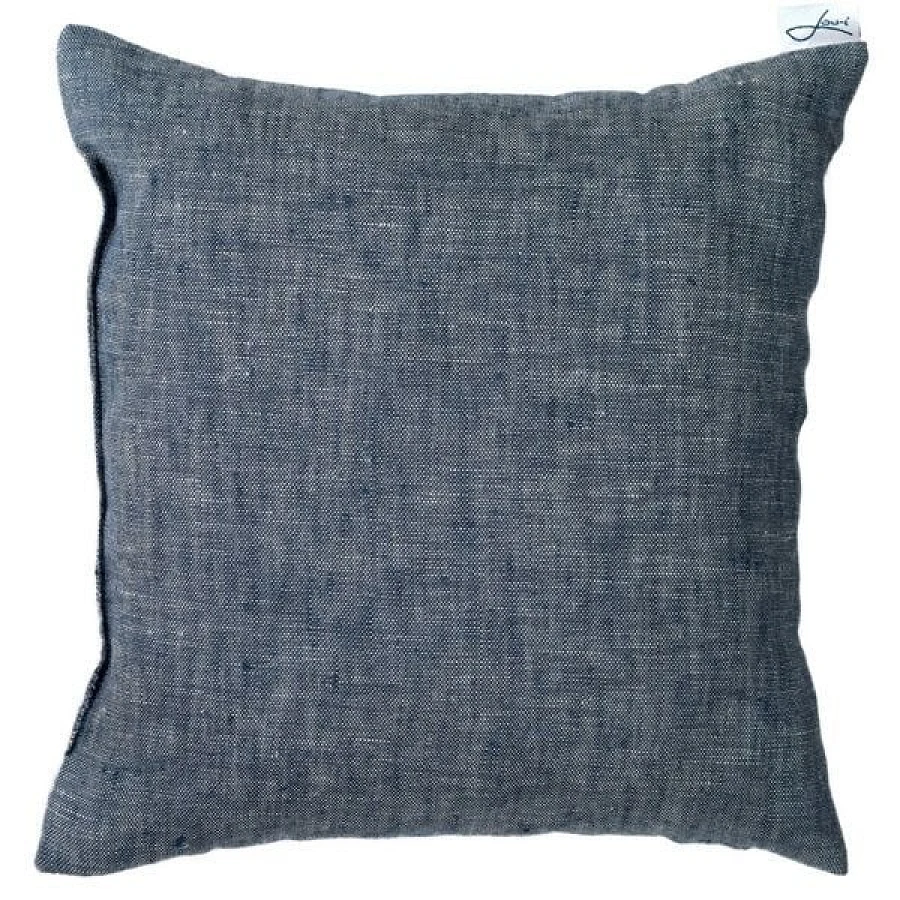 Leinen Blau Meliert