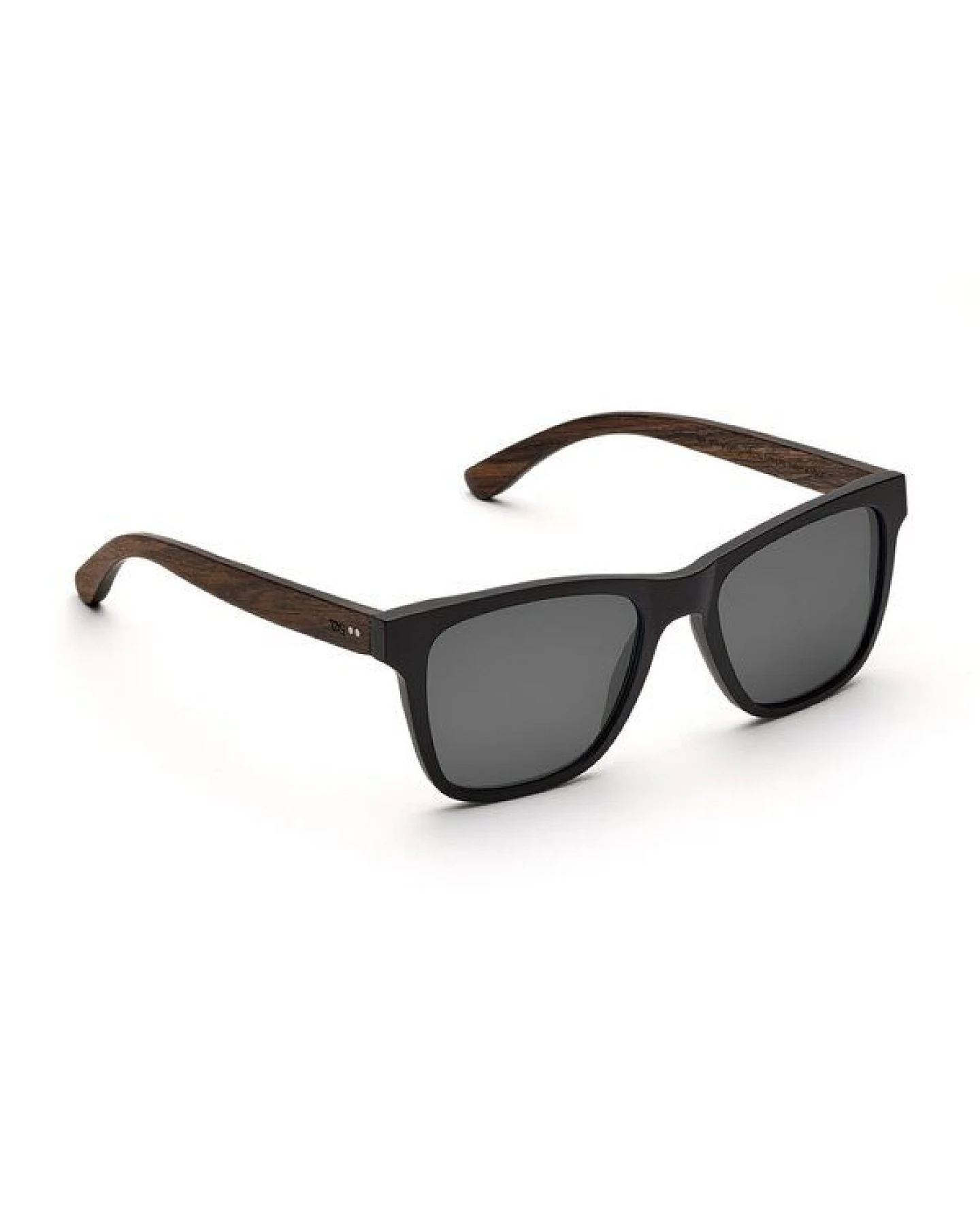 TAKE A SHOT Holz Sonnenbrille Eckig für Herren im sportlichen Design mit UV Schutz – Ansicht 2
