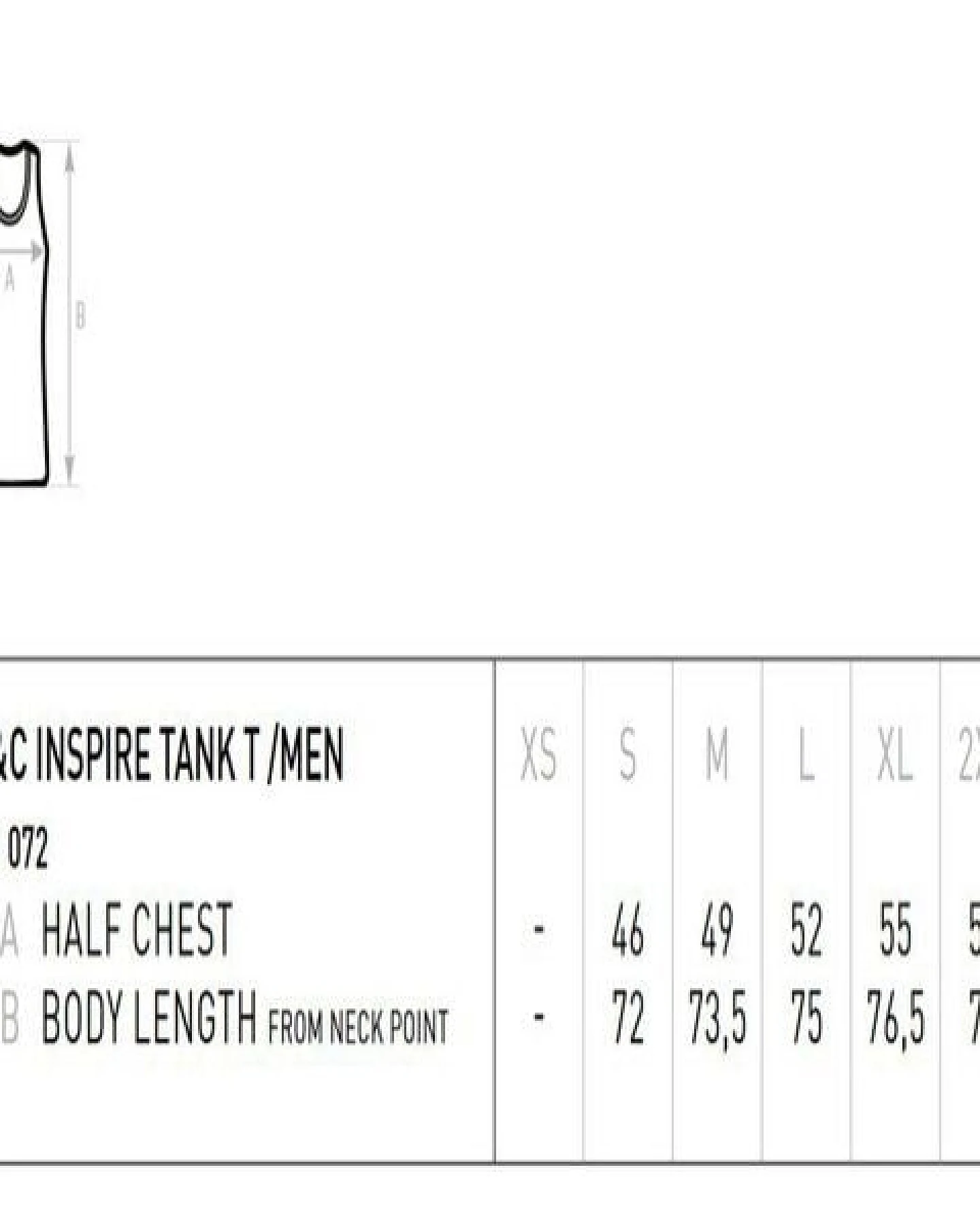 B&C Collection Inspire Plus Tank Top / Men/ Herren – Ansicht 3