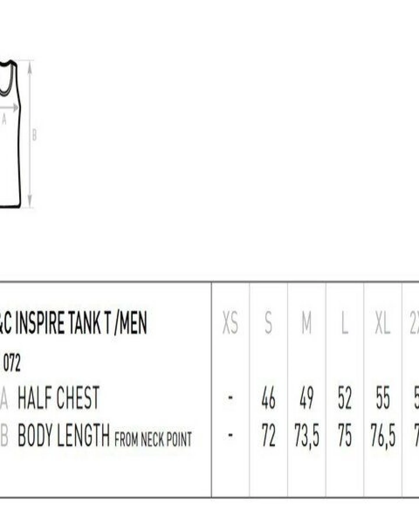 B&C Collection Inspire Plus Tank Top / Men/ Herren – Ansicht 3