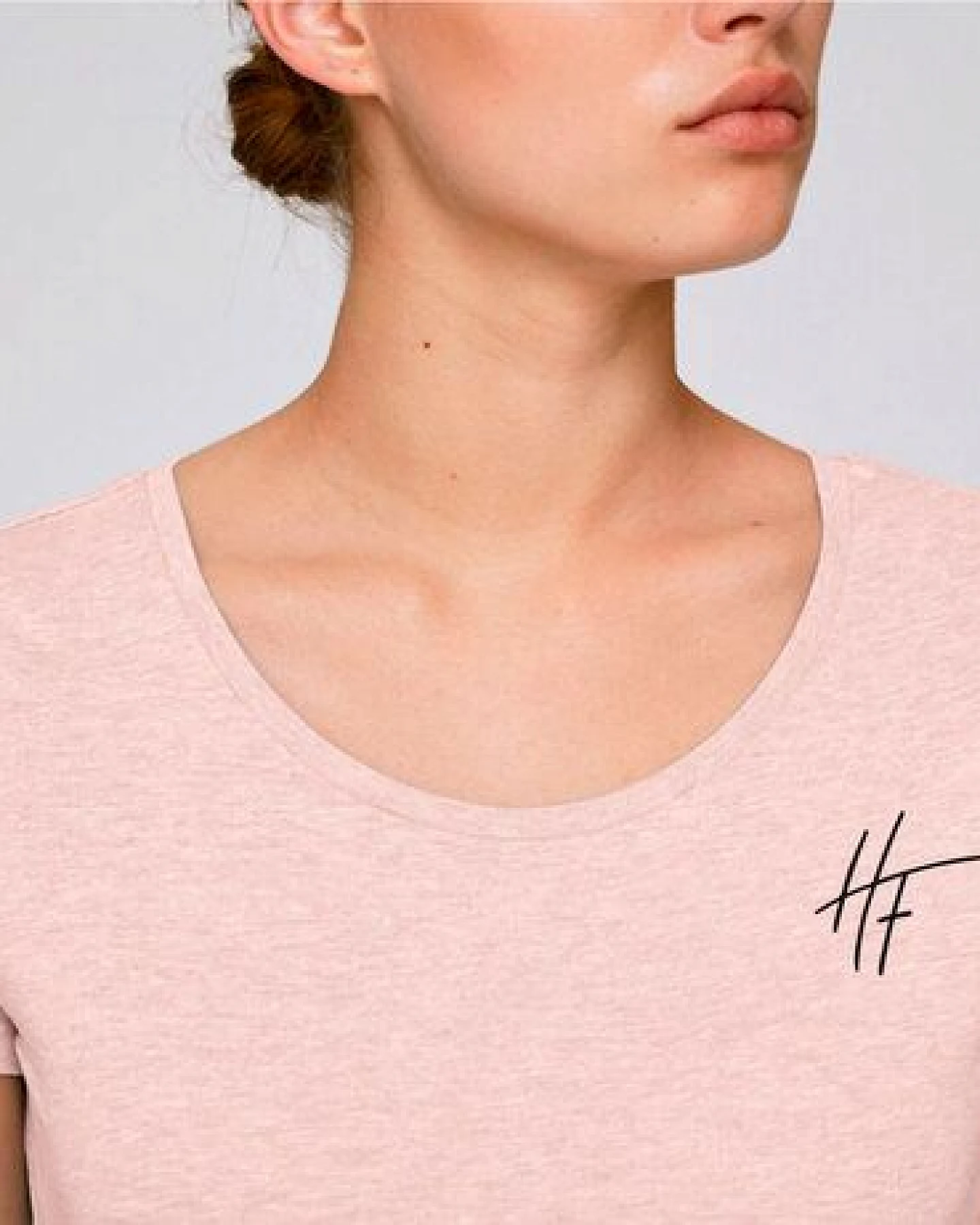 Human Family Damen T-Shirt "Desires - Branded" aus 100% Bio Baumwolle – Ansicht 3